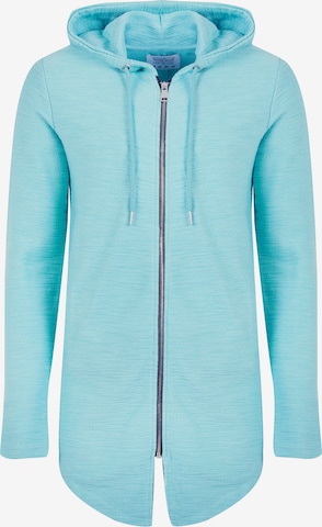 Leif Nelson Zip-Up Hoodie in Green: front