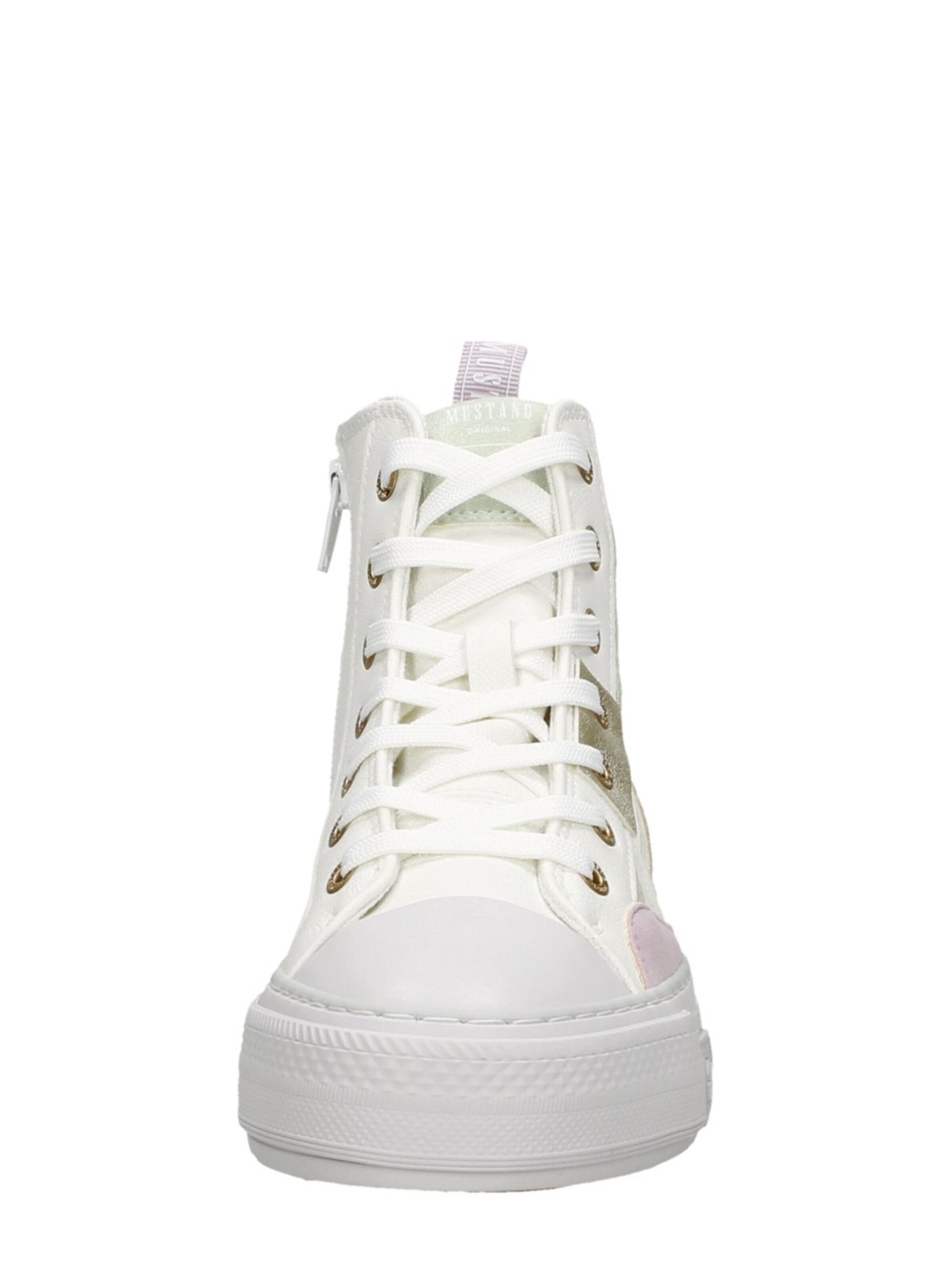 MUSTANG Sneakers hoog 'Hoog' in Wit
