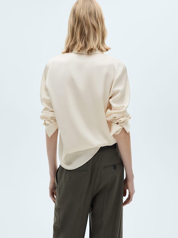 Chemisier 'IDEALE' MANGO en blanc