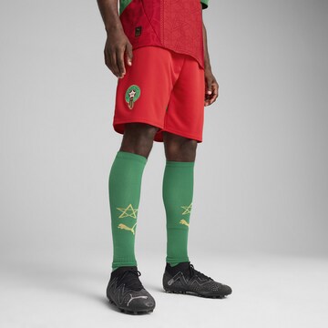 Regular Pantalon de sport 'Marokko 2025' PUMA en rouge