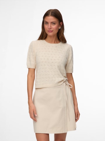 VERO MODA Pulóver 'VMDOFFY' - bézs: elől