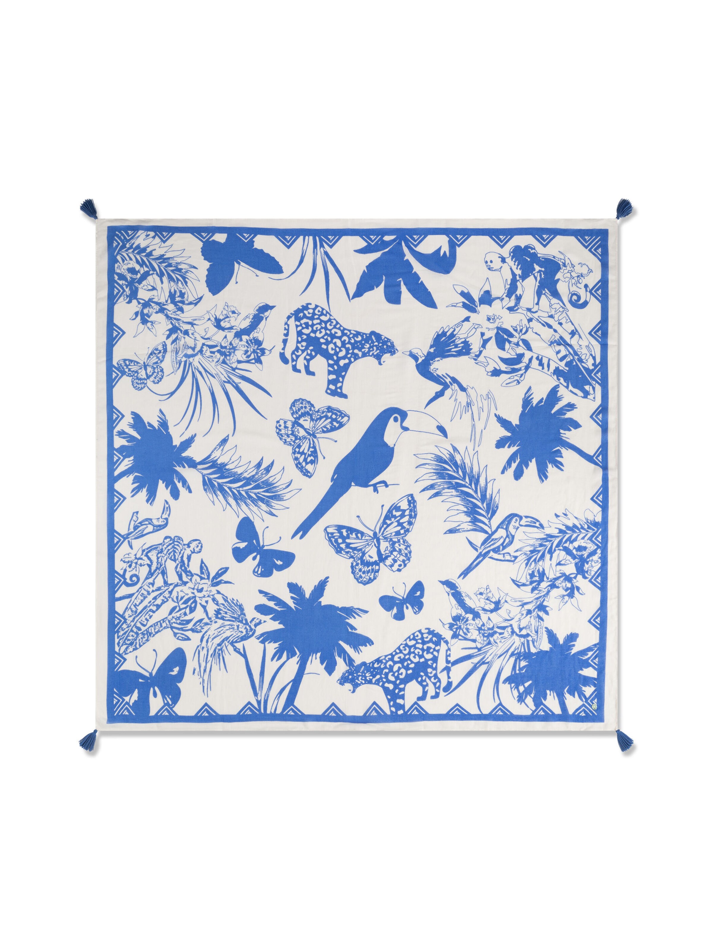 CODELLO Shawl in Blue