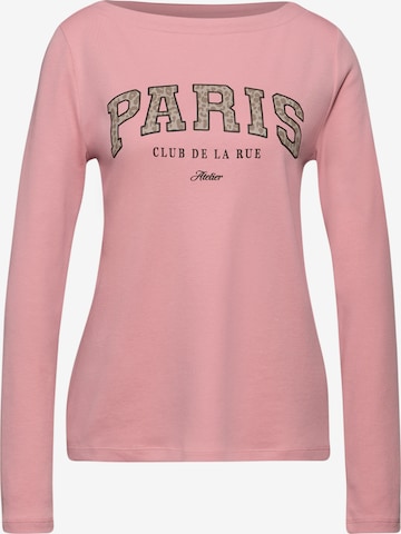 STREET ONE Shirt in Pink: front