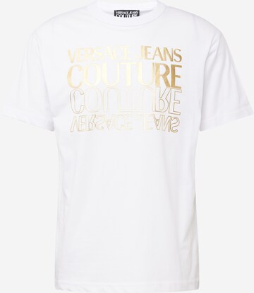 Sweat-shirt Versace Jeans Couture en blanc : devant