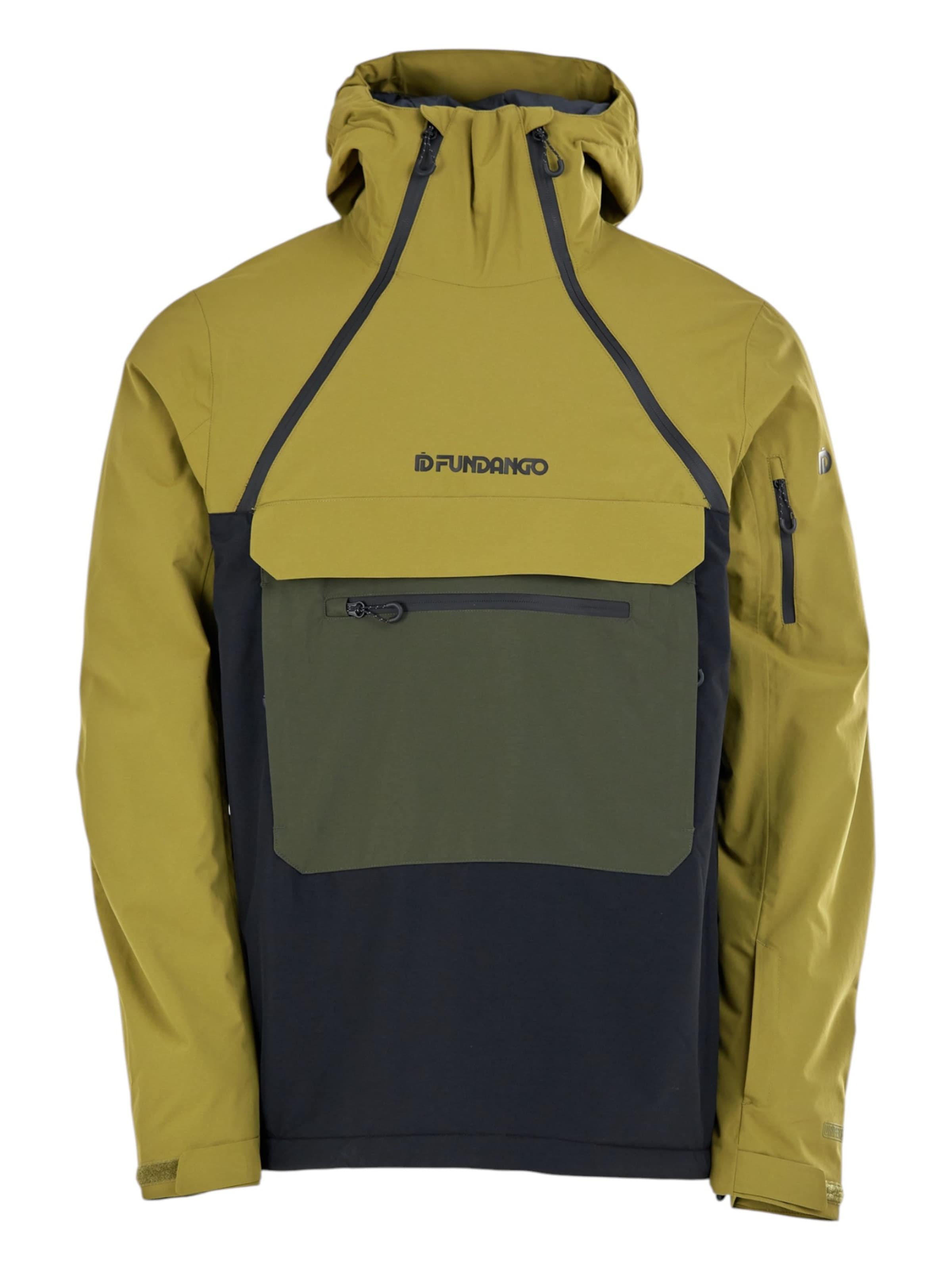 Veste outdoor 'Hydra ECO Anorak' Fundango en vert : devant