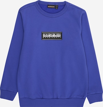 Felpa 'K B-CHAMOIS' di NAPAPIJRI in blu: frontale