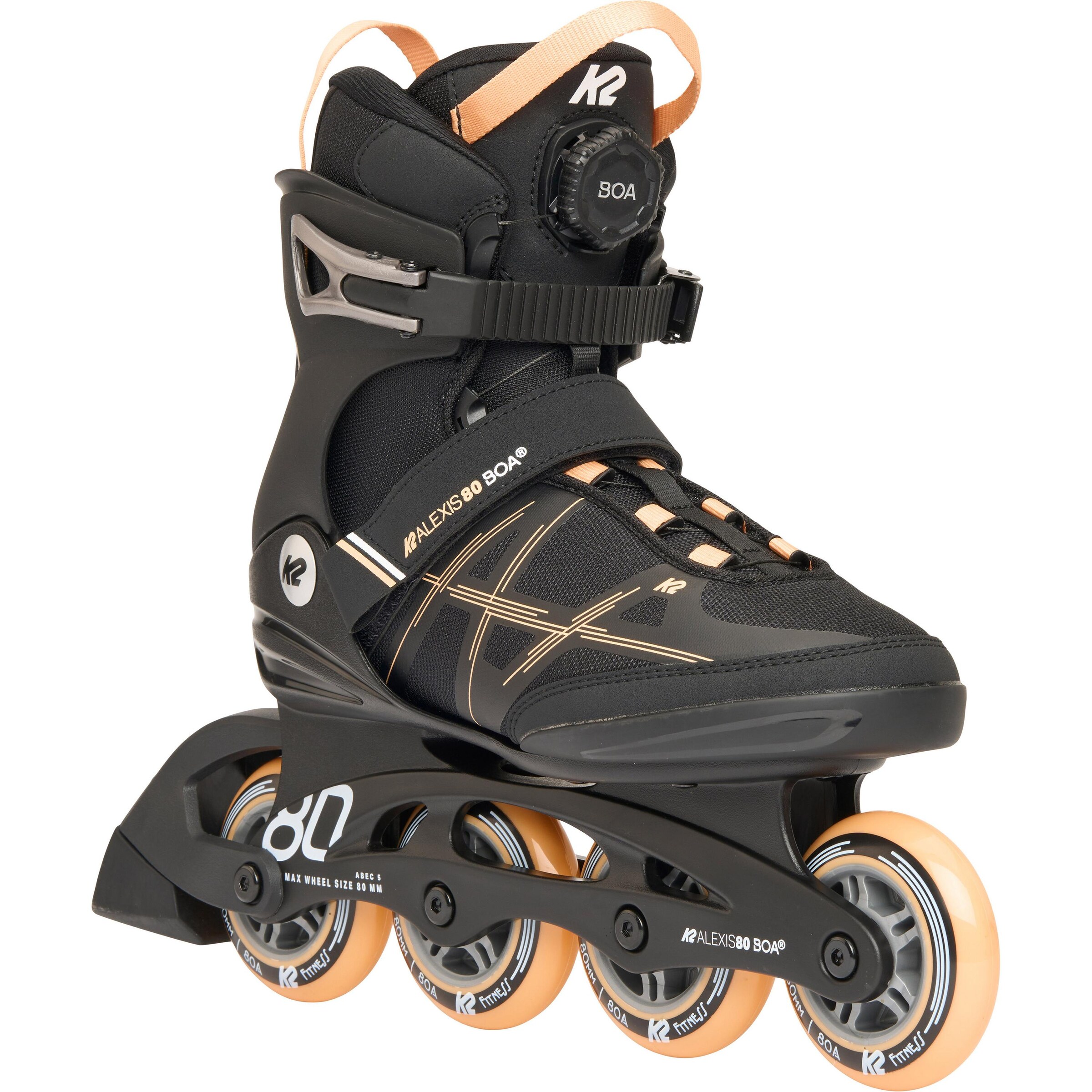 K2 Inline and Roller Skates 'ALEXIS 80' in Orange