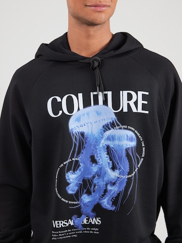 Sweat-shirt 'JELLYFISH' Versace Jeans Couture en noir