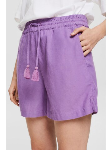 ESPRIT Shorts in Lila