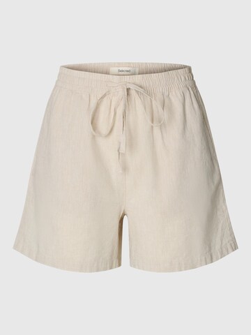 SELECTED Regular Pants in Beige