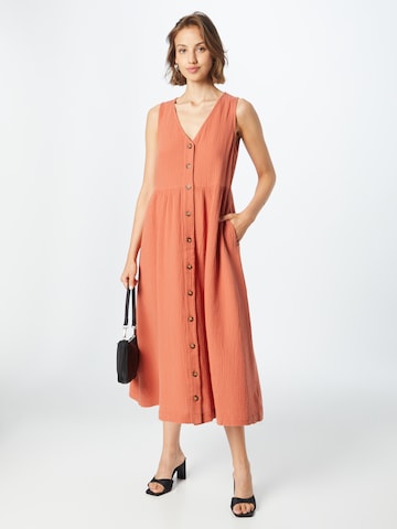 Madewell Košeľové šaty 'LIGHTSPUN' - oranžová