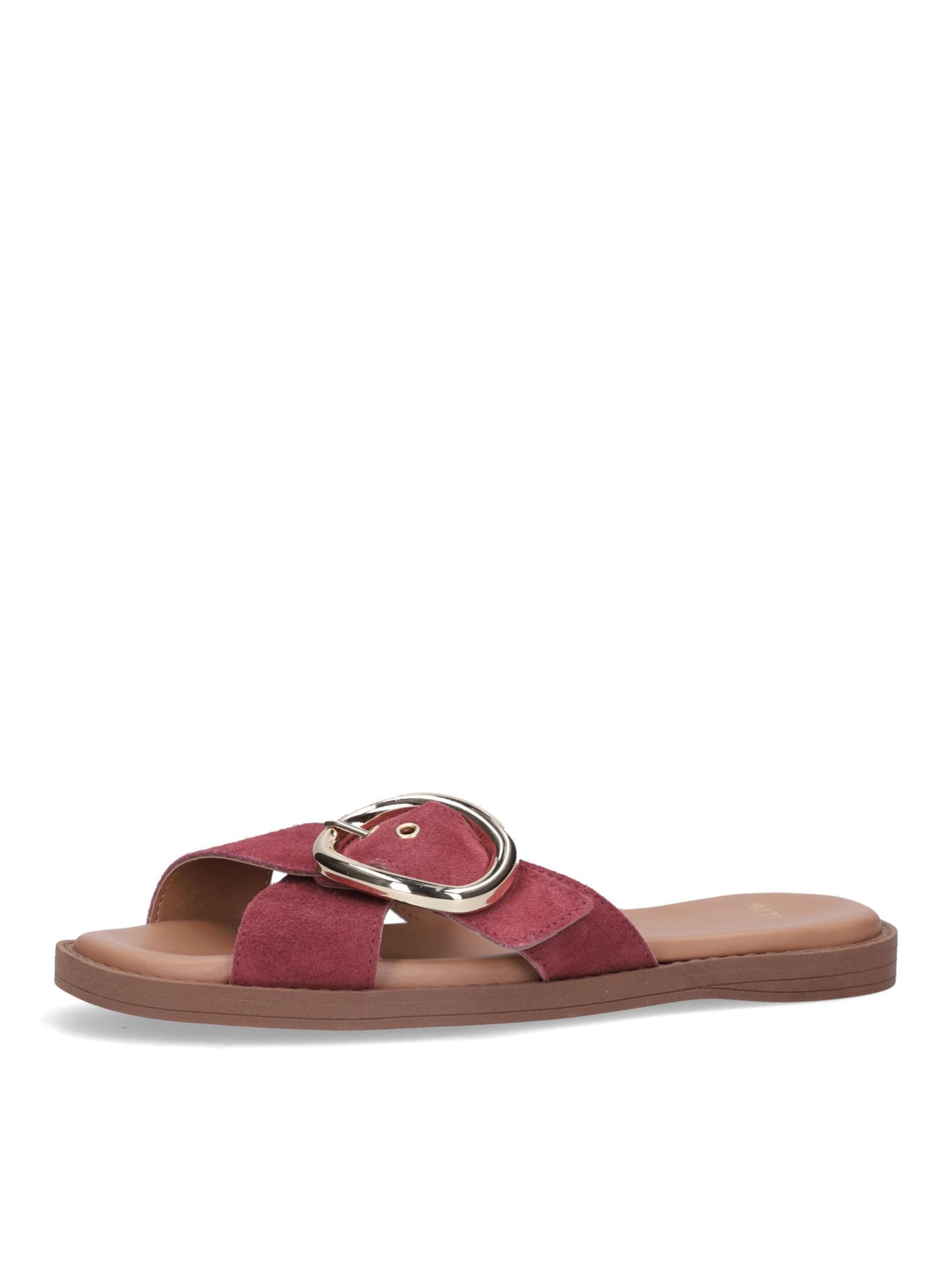 Mule MANFIELD en rouge : devant