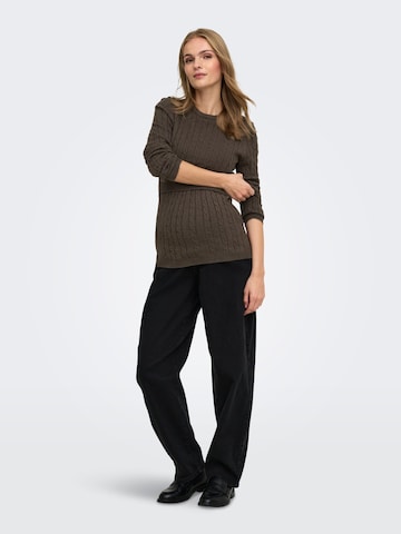 Pull-over 'OLMMera' Only Maternity en marron