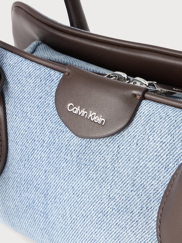 Calvin Klein Schultertasche 'EMBLEM TRIO' in Blau
