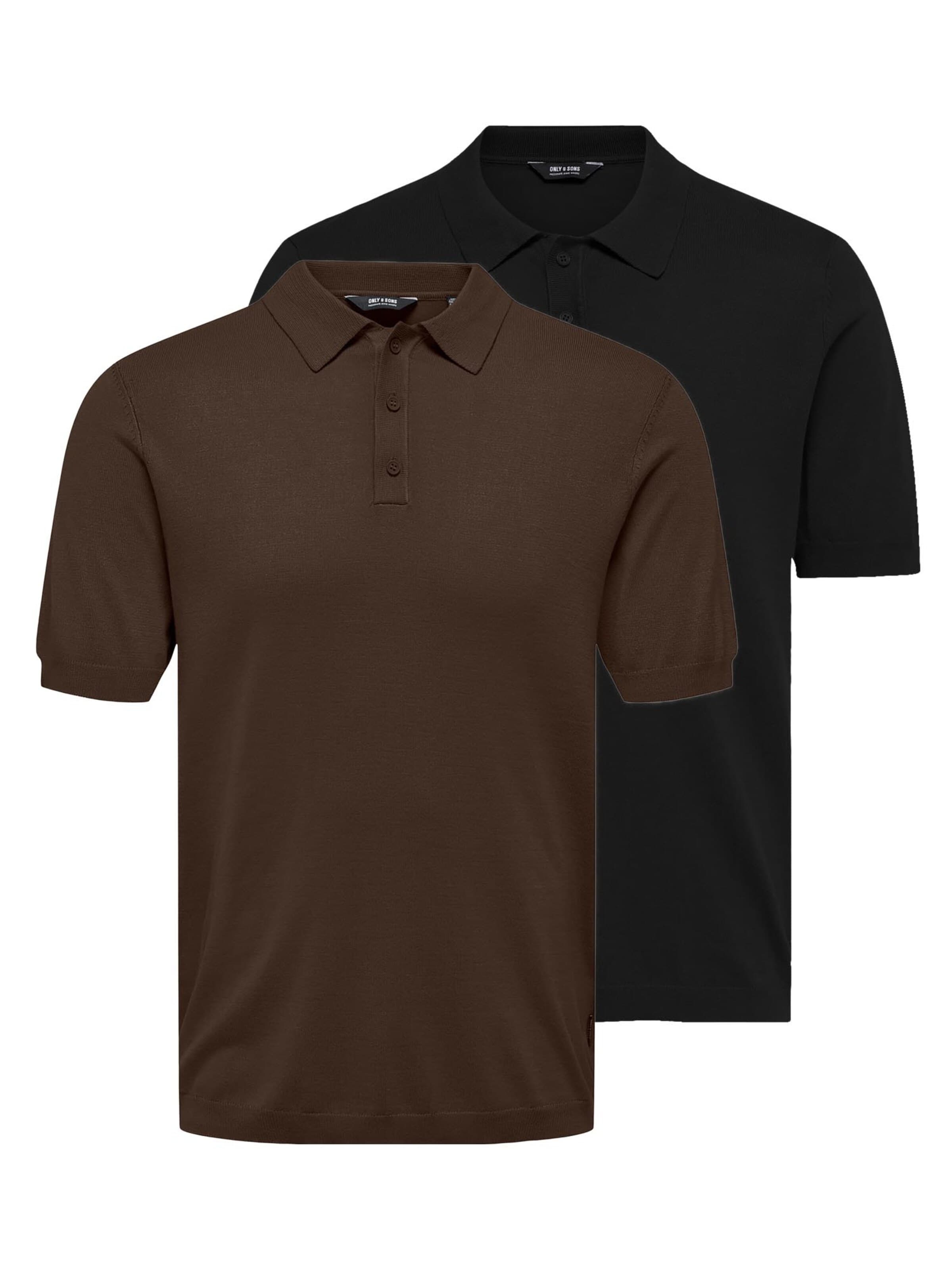 Only & Sons Shirt 'Wyler' in Brown: front