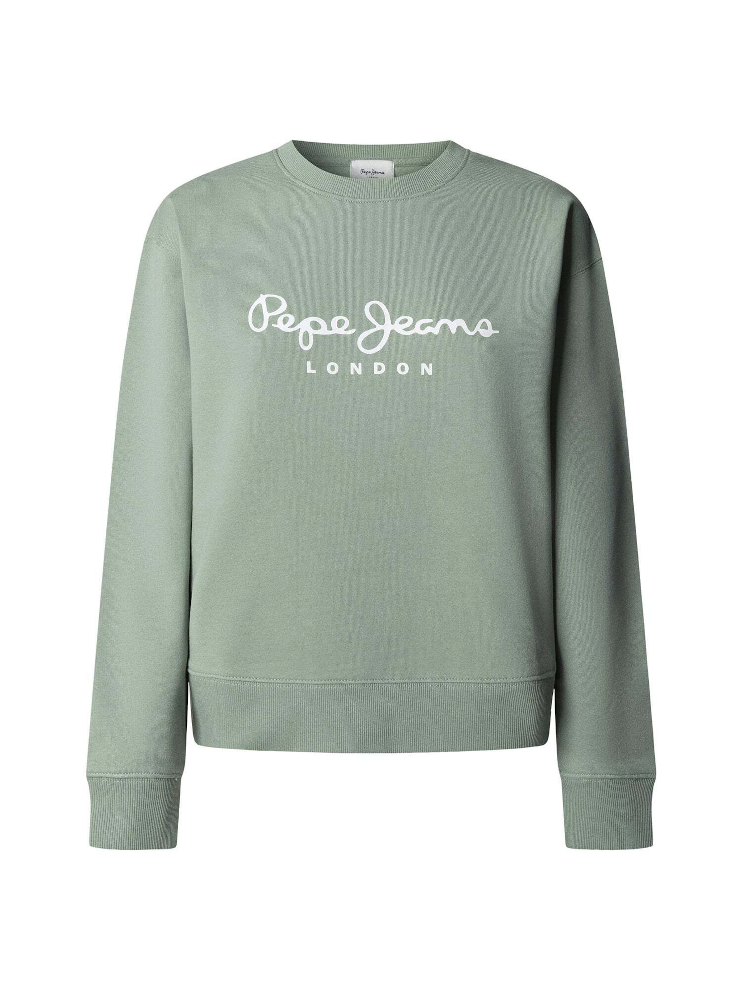 Pepe Jeans Sweatshirt 'MATY' in Groen: voorkant