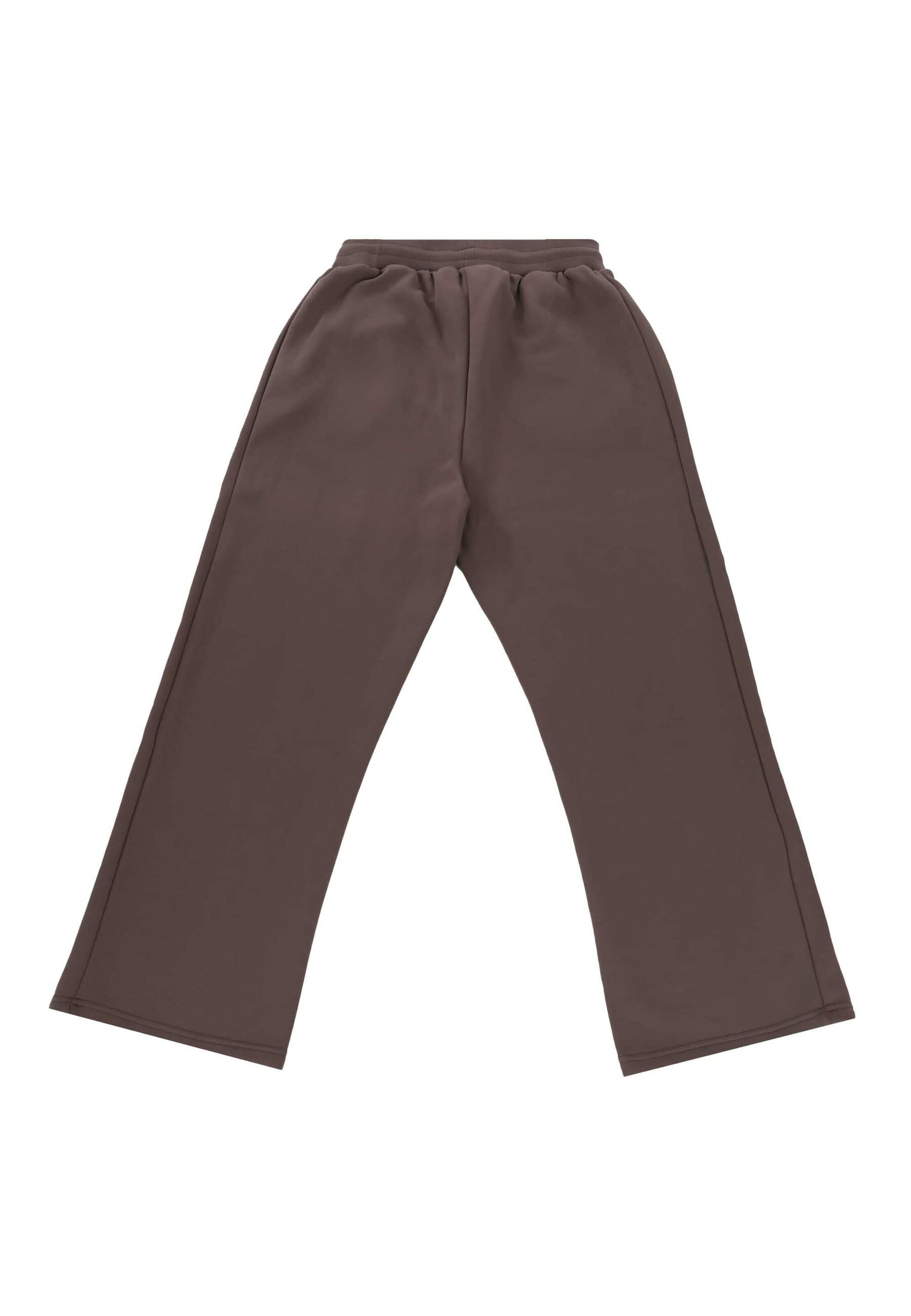 Dropsize Широка кройка Панталон в кафяво