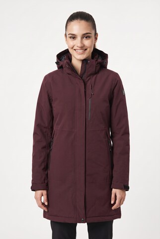 KILLTEC Outdoor Jacket in Brown: front