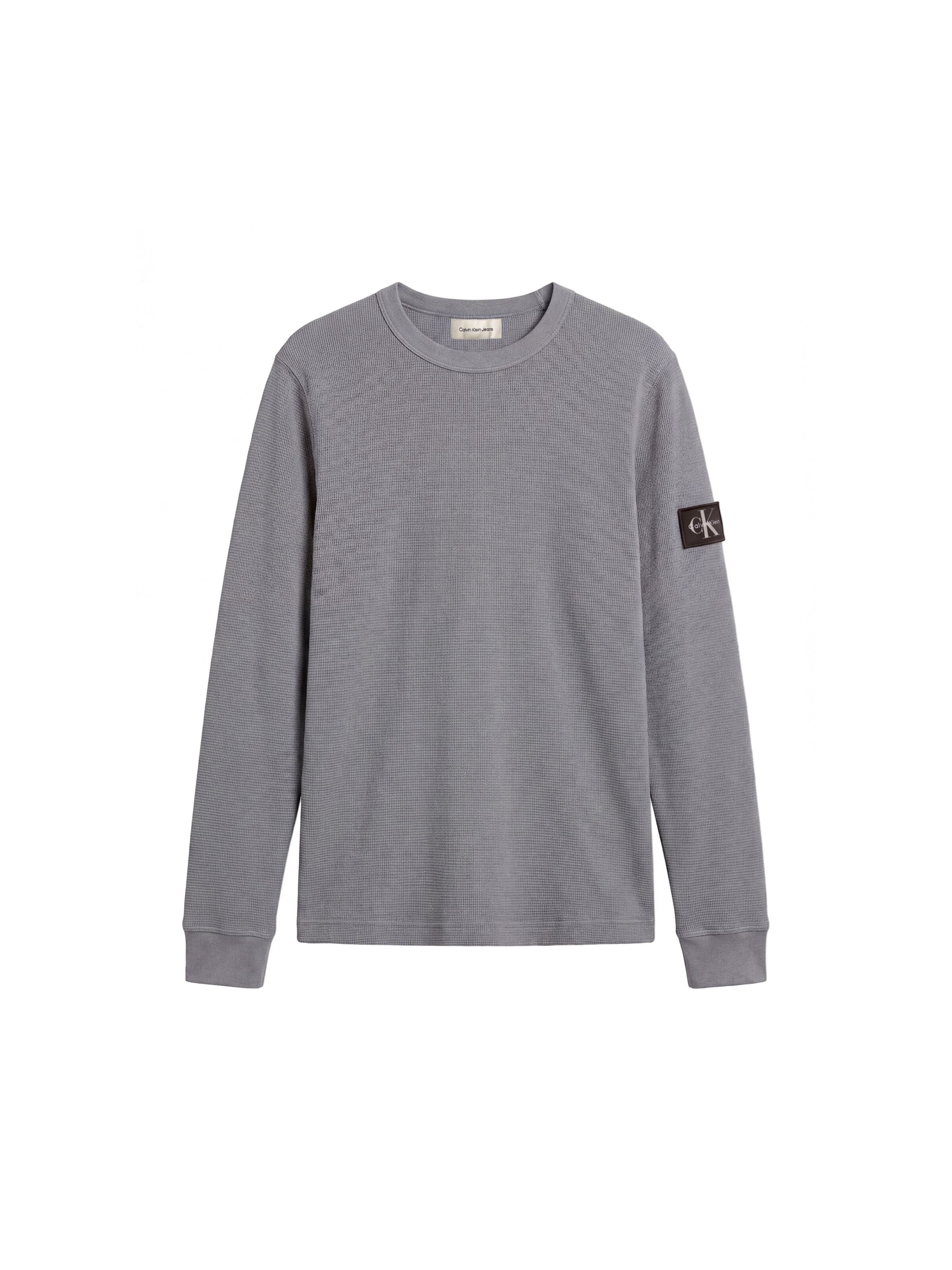Tricou de la Calvin Klein Jeans pe gri: față