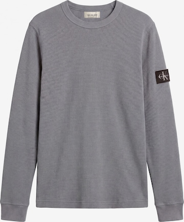 Tricou de la Calvin Klein Jeans pe gri: față