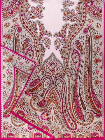 Foulard Roeckl en rose : devant
