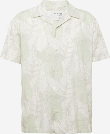 Chemise 'REGAIR' SELECTED HOMME en vert : devant