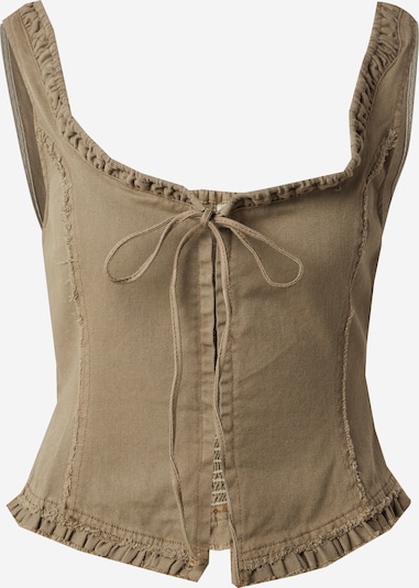 Monki Toppi värissä khaki, Tuotenäkymä