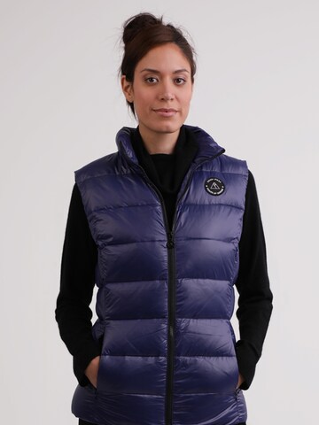 CASH-MERE.CH Vest in Blue: front