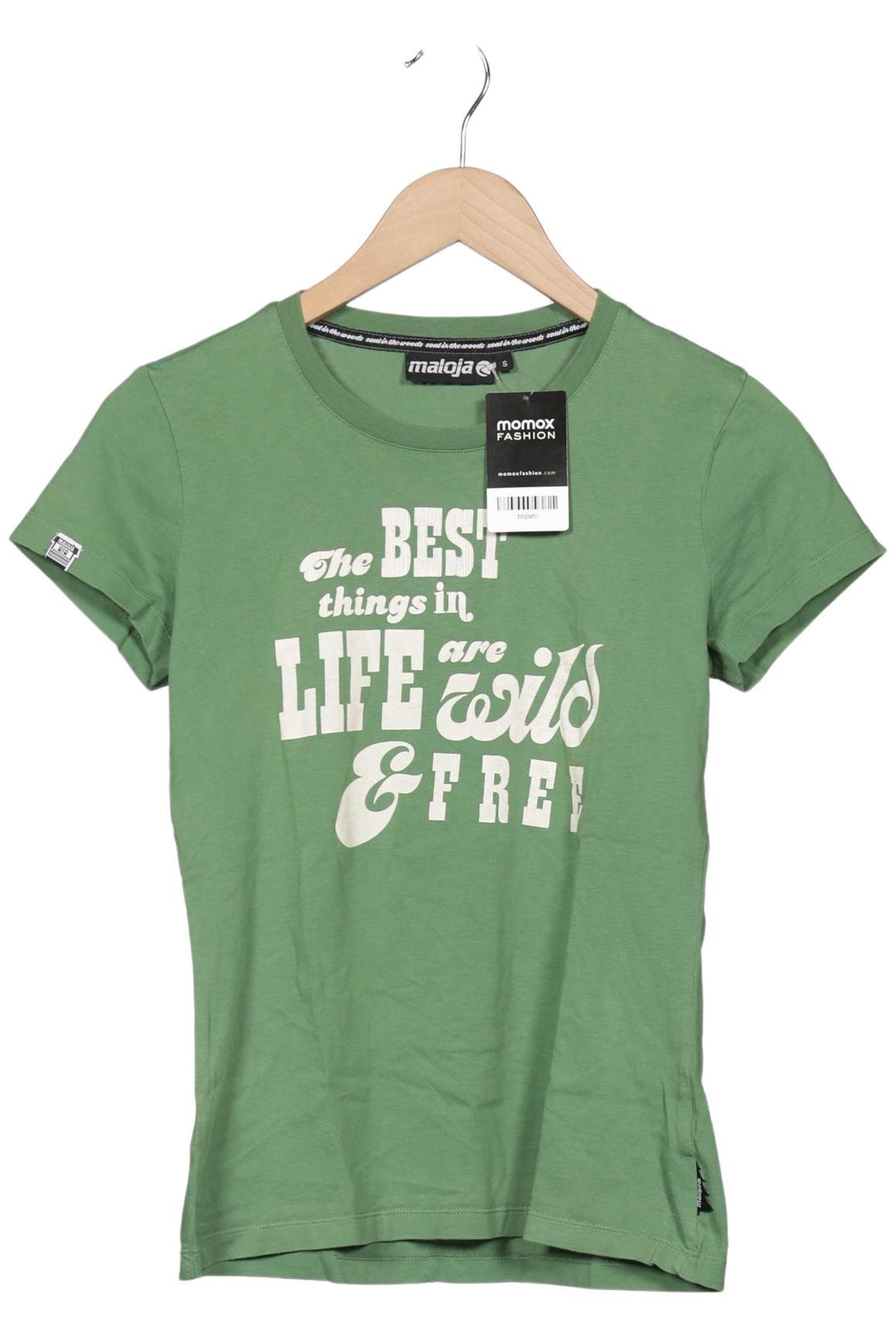 Maloja Top & Shirt in S in Green: front