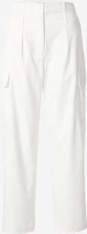 Loosefit Pantaloni cargo di Samsøe Samsøe in bianco: frontale