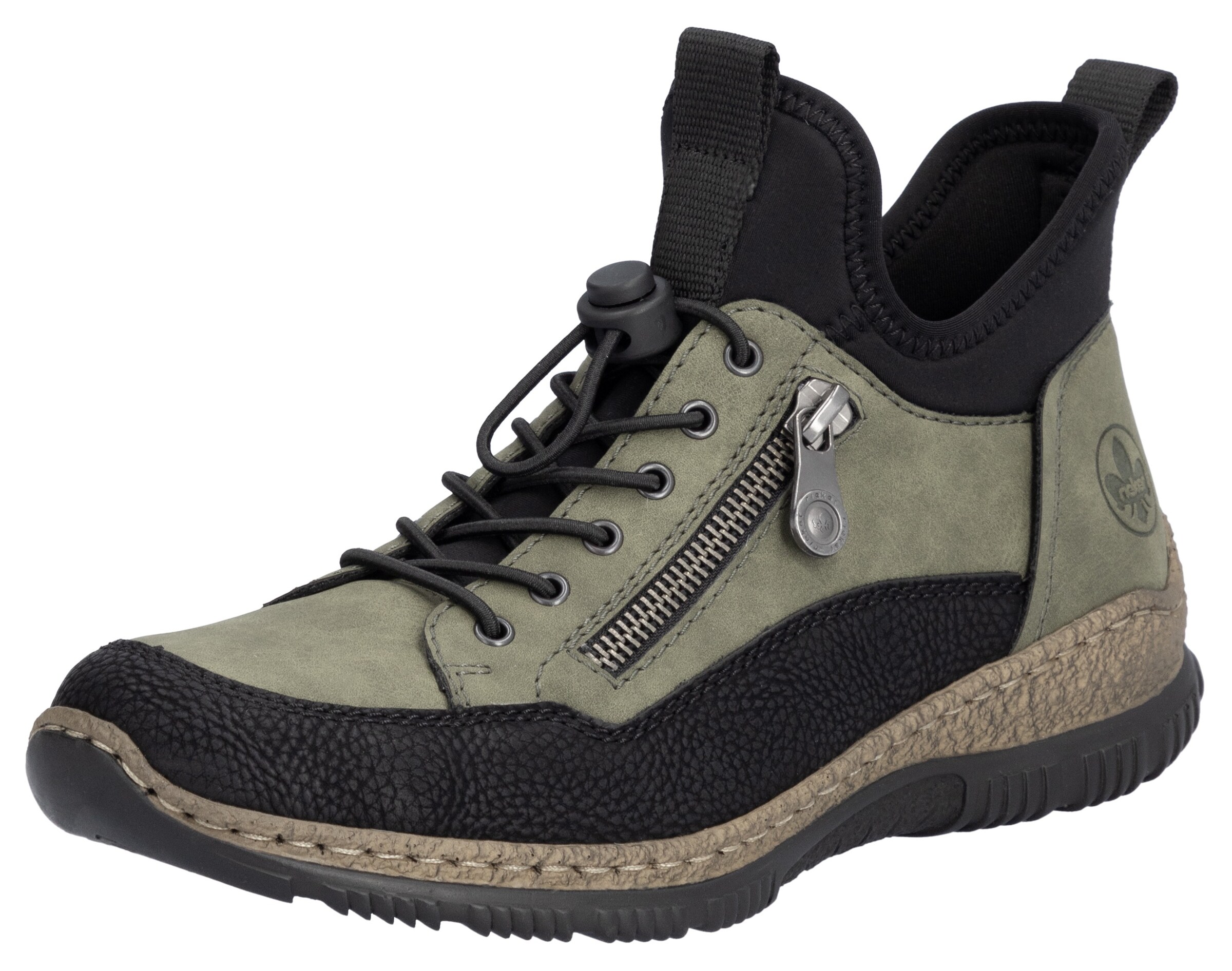 Rieker Sneakers in Green: front