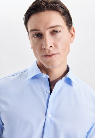 SEIDENSTICKER Slim fit Business shirt in Blue