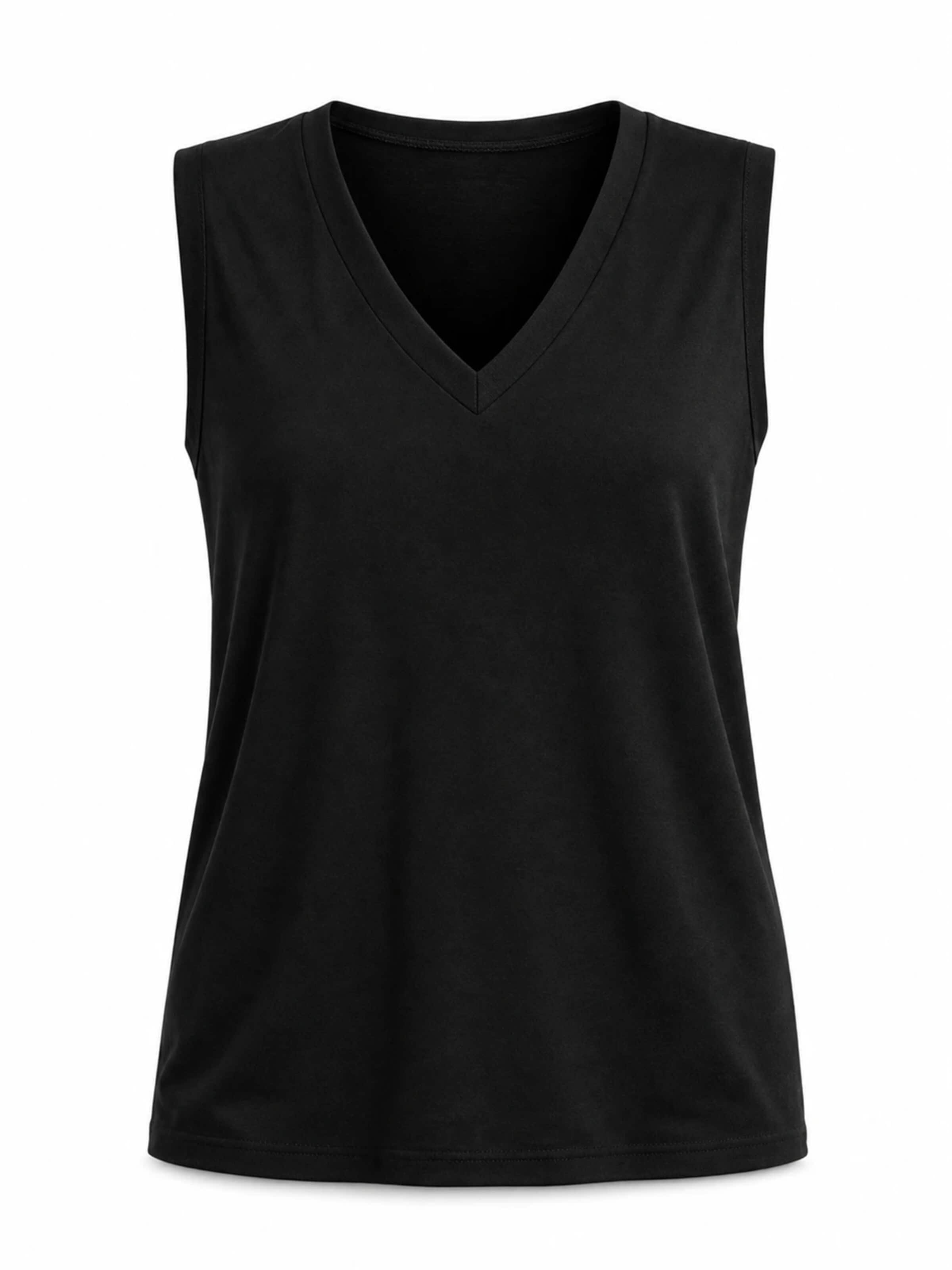 AOTTORI Top in Black: front