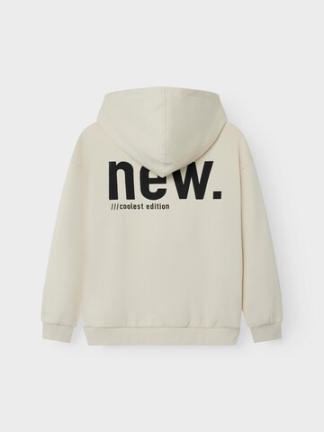 NAME IT Sweatshirt 'NKMOSVILD' i beige