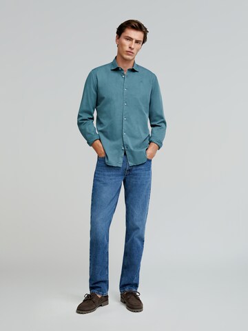 Regular fit Camicia 'Seatle' di Scalpers in verde: frontale