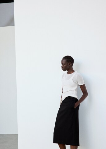 MANGO Pullover 'LAYE' in Weiß