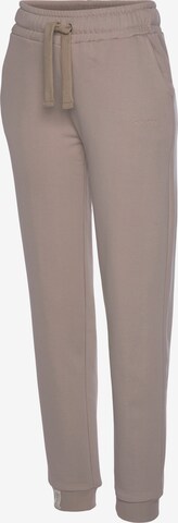 LASCANA Tapered Broek in Grijs