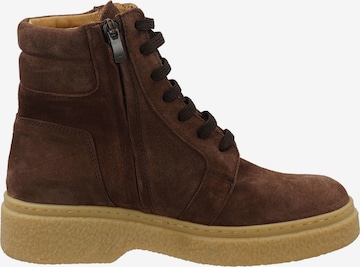 EL NATURALISTA Lace-Up Ankle Boots in Brown