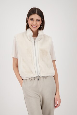 Gilet monari en beige : devant