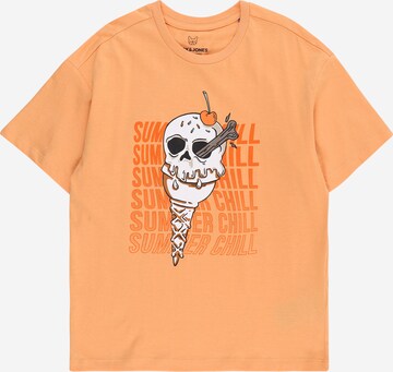 Jack & Jones Junior - Camisola 'TIDAL' em laranja: frente