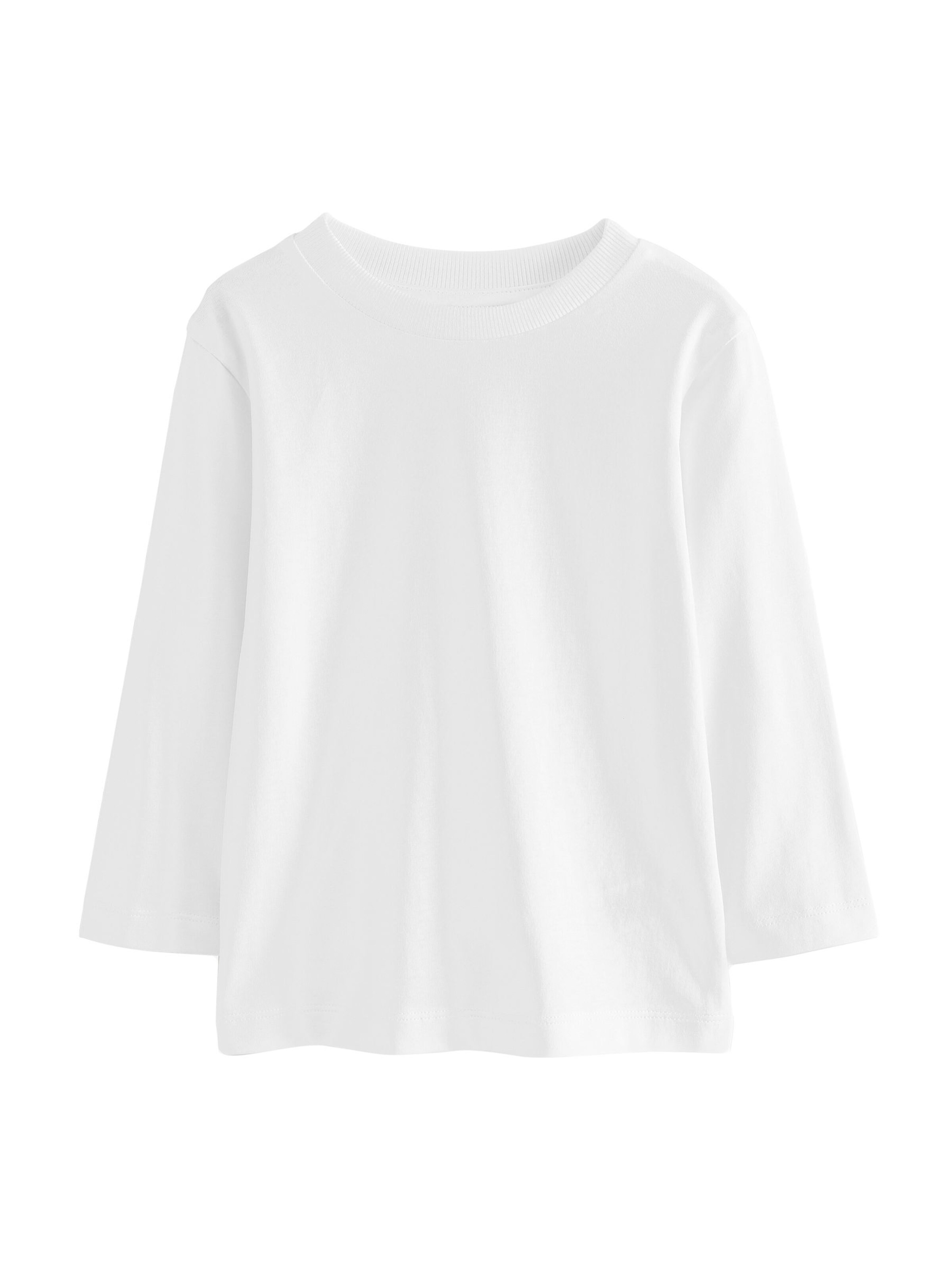 T-Shirt Next en blanc : devant
