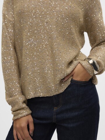VERO MODA Trui 'LEILANI' in Bruin