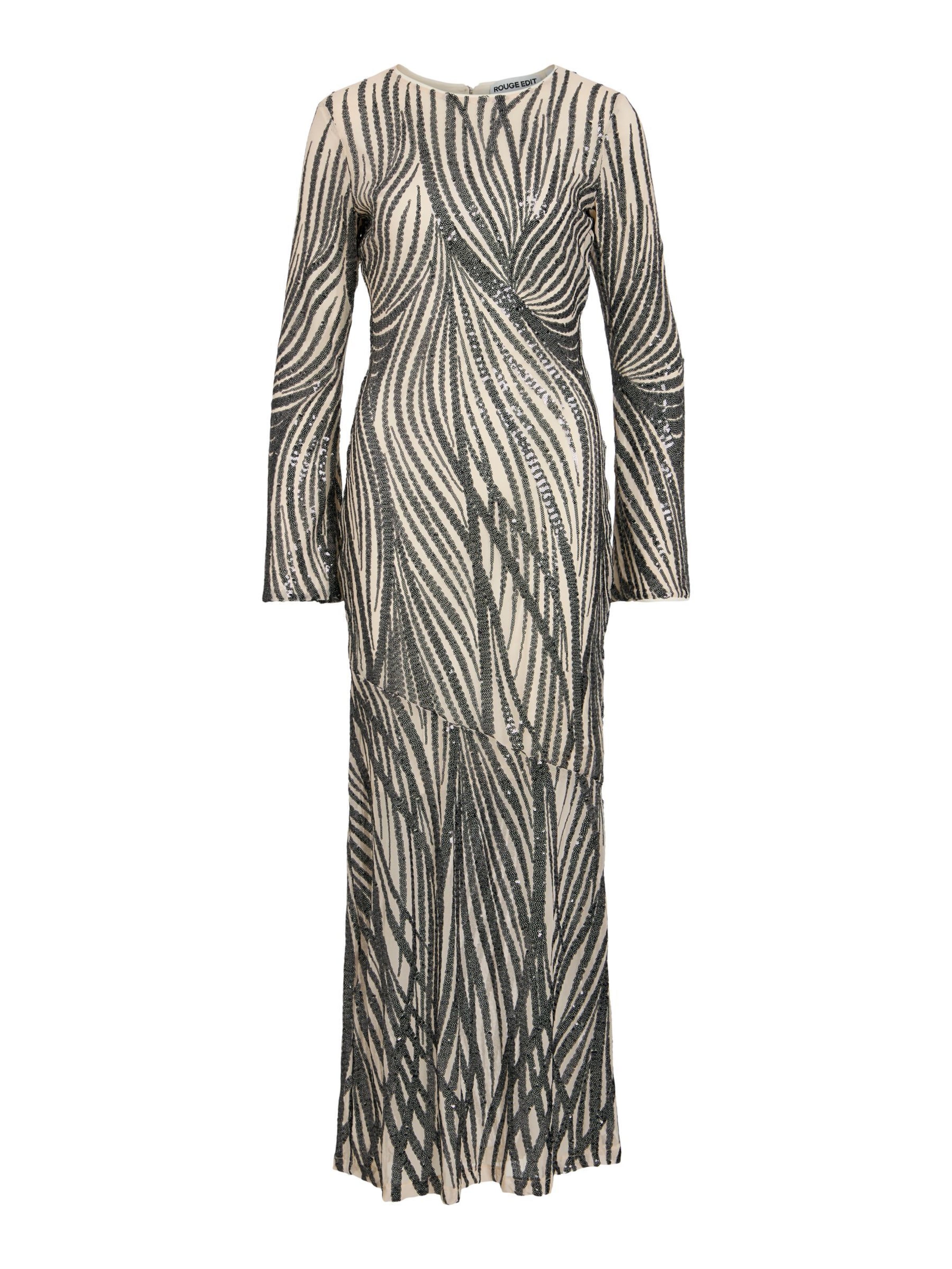 ROUGE EDIT - Vestido en gris: frente