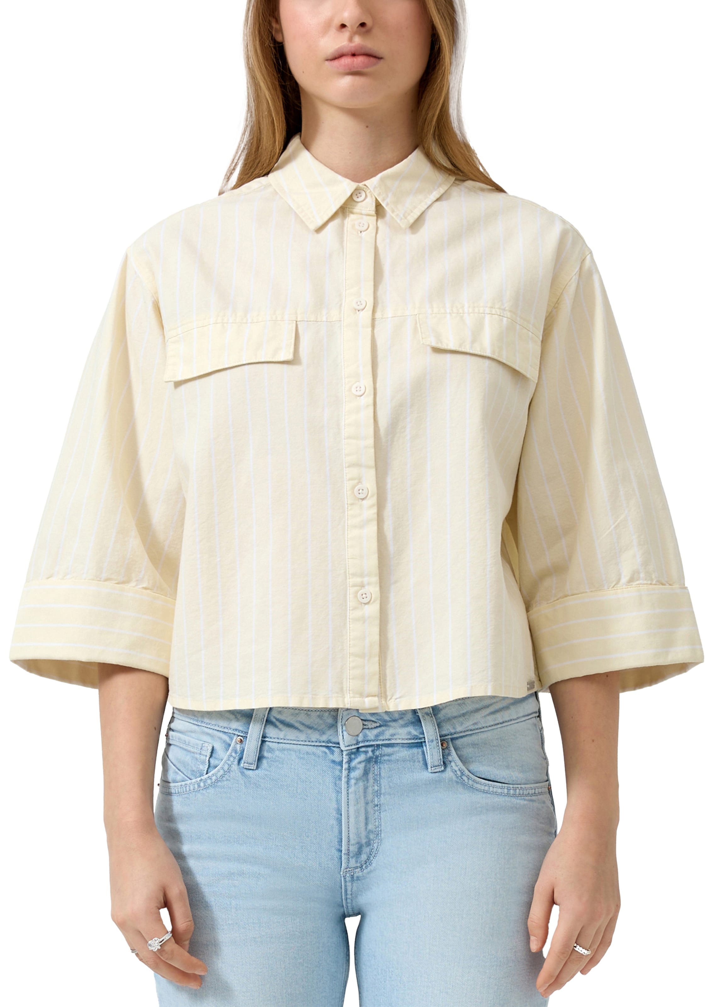QS Blouse in Geel
