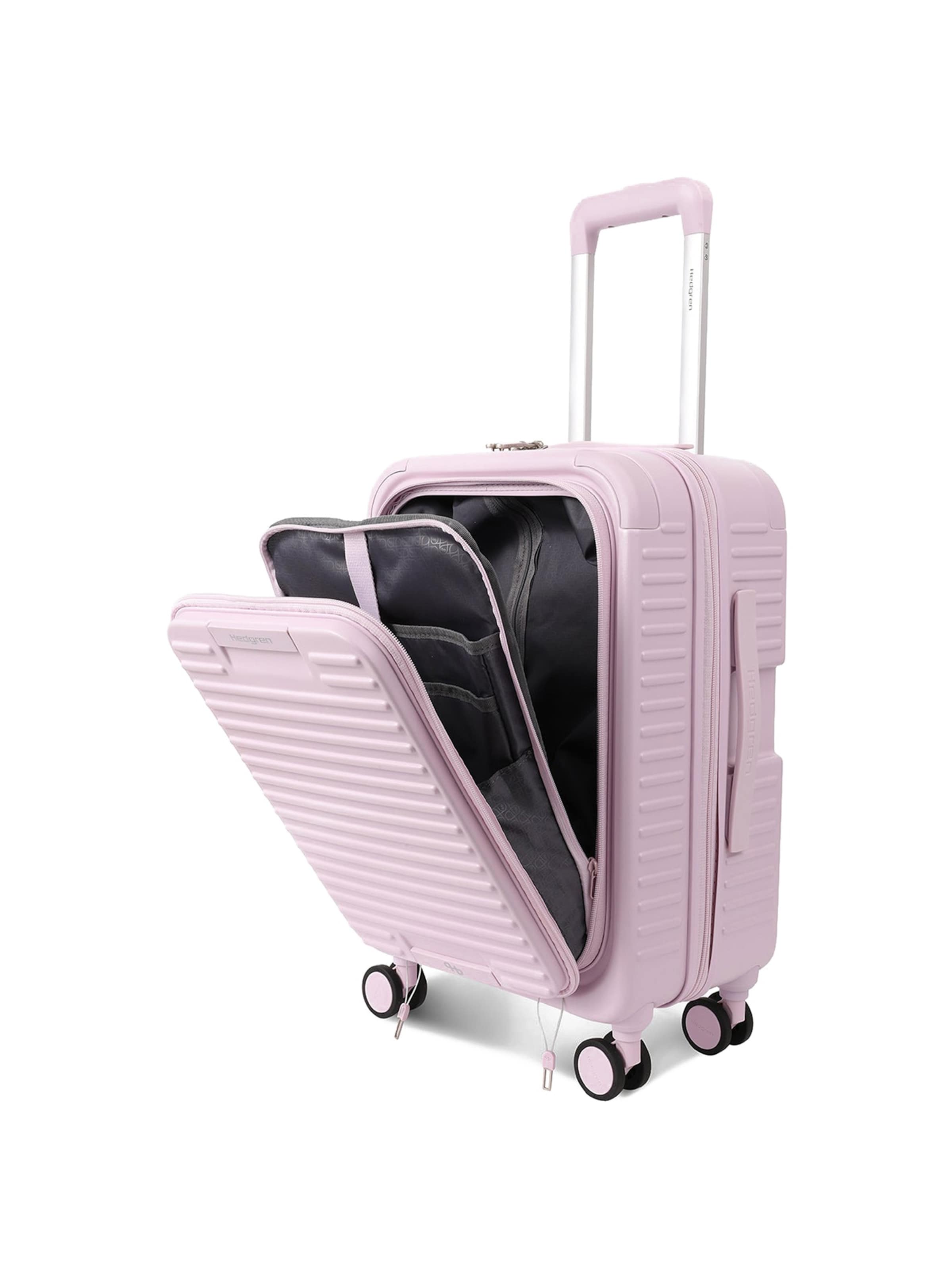 Hedgren Suitcase ' YUNO S FP 40,4L ' in Pink: front