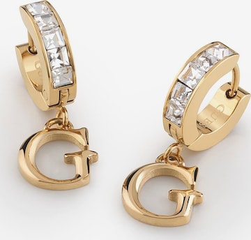 GUESS Earrings 'Huggie me' in Gold: front