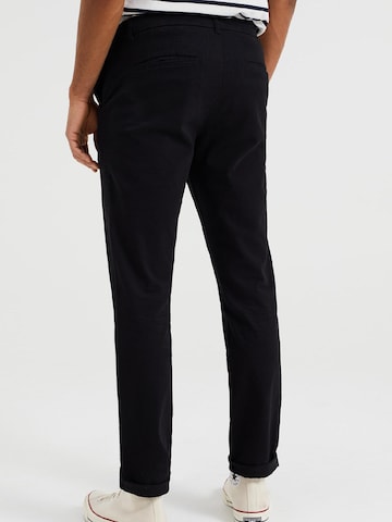 WE Fashion - Slimfit Pantalón chino en negro