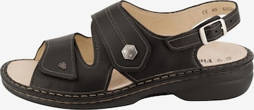 Finn Comfort Sandals 'Milos' in Black: front