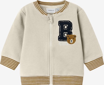 NAME IT Mikina 'NBMKIDDY' – béžová: přední strana