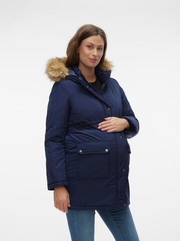 Parka de iarnă 'Macy' de la MAMALICIOUS pe albastru: față